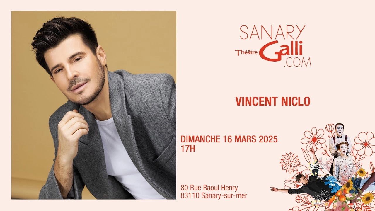 Vincent Niclo at Theatre Galli Tickets