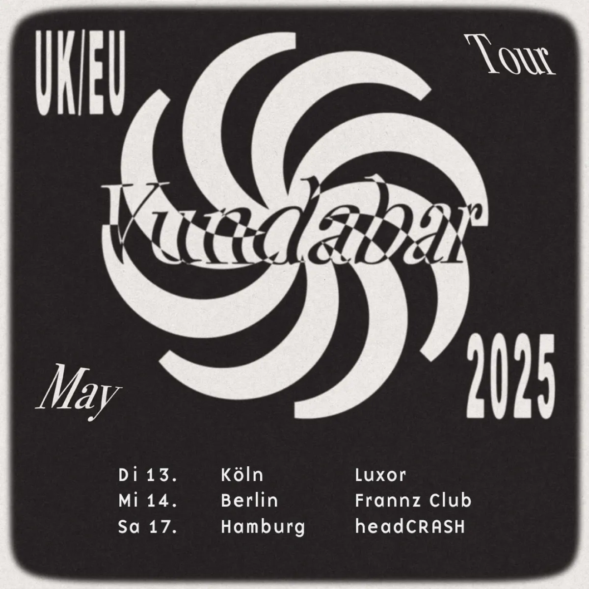 Vundabar en Frannz Club Tickets