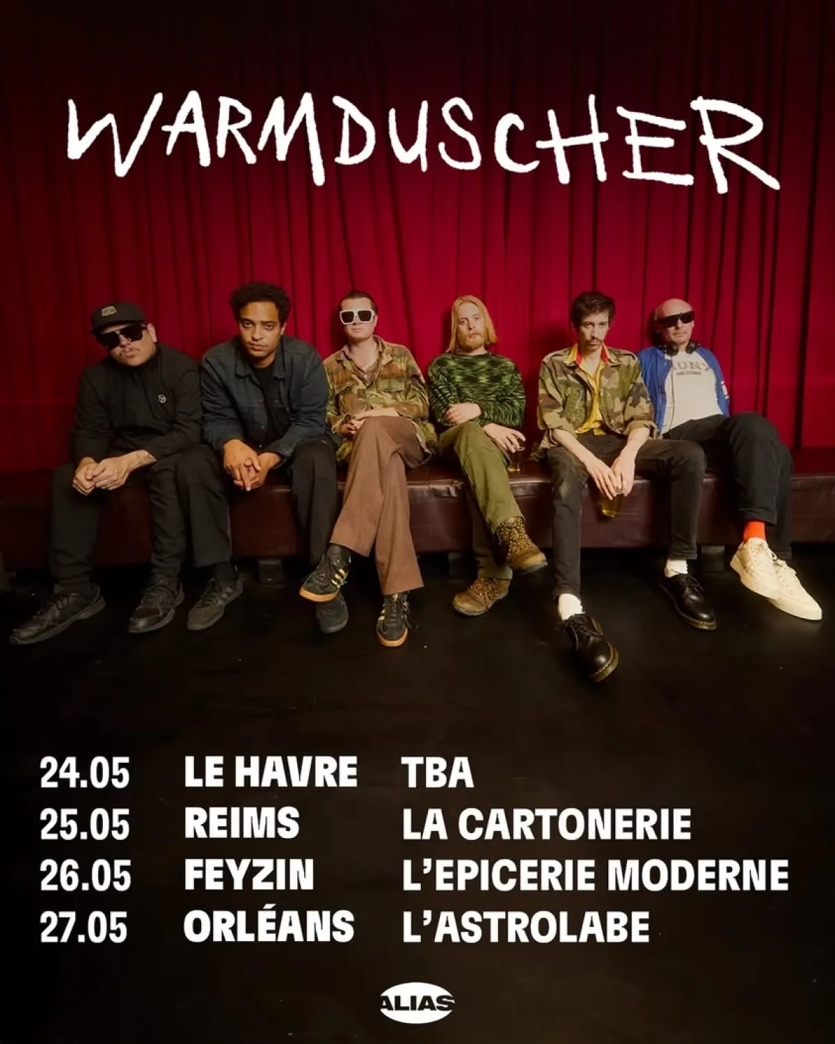 Warmduscher en Astrolabe Tickets