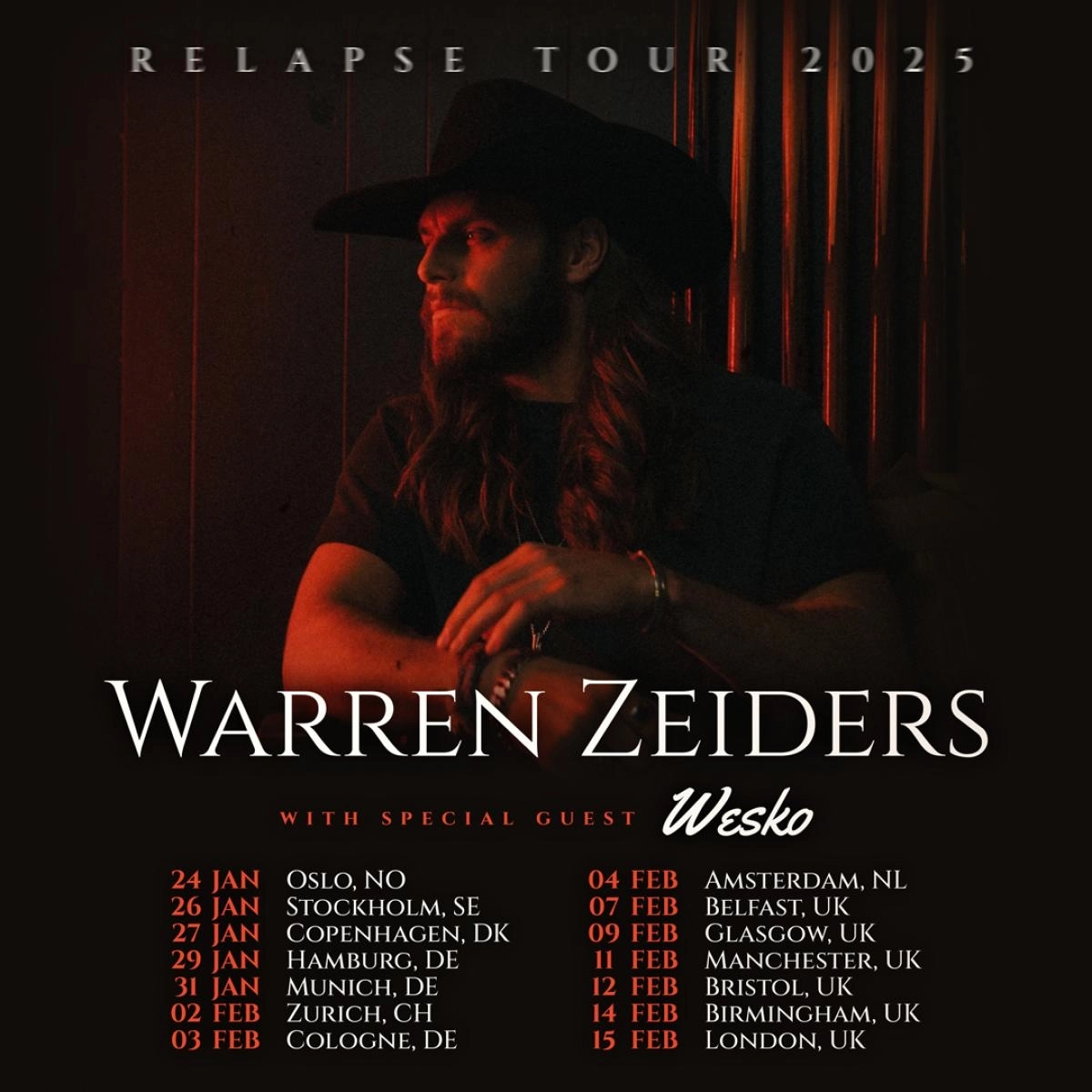 Warren Zeiders at Docks Hamburg Tickets