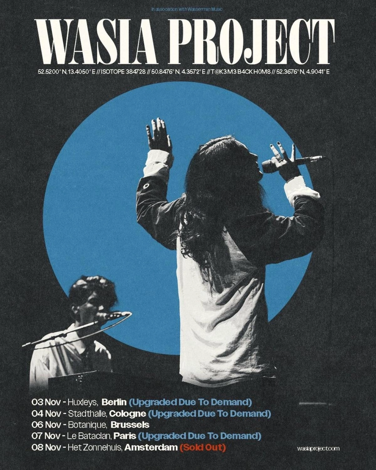 Wasia Project in der Club Bahnhof Ehrenfeld Tickets