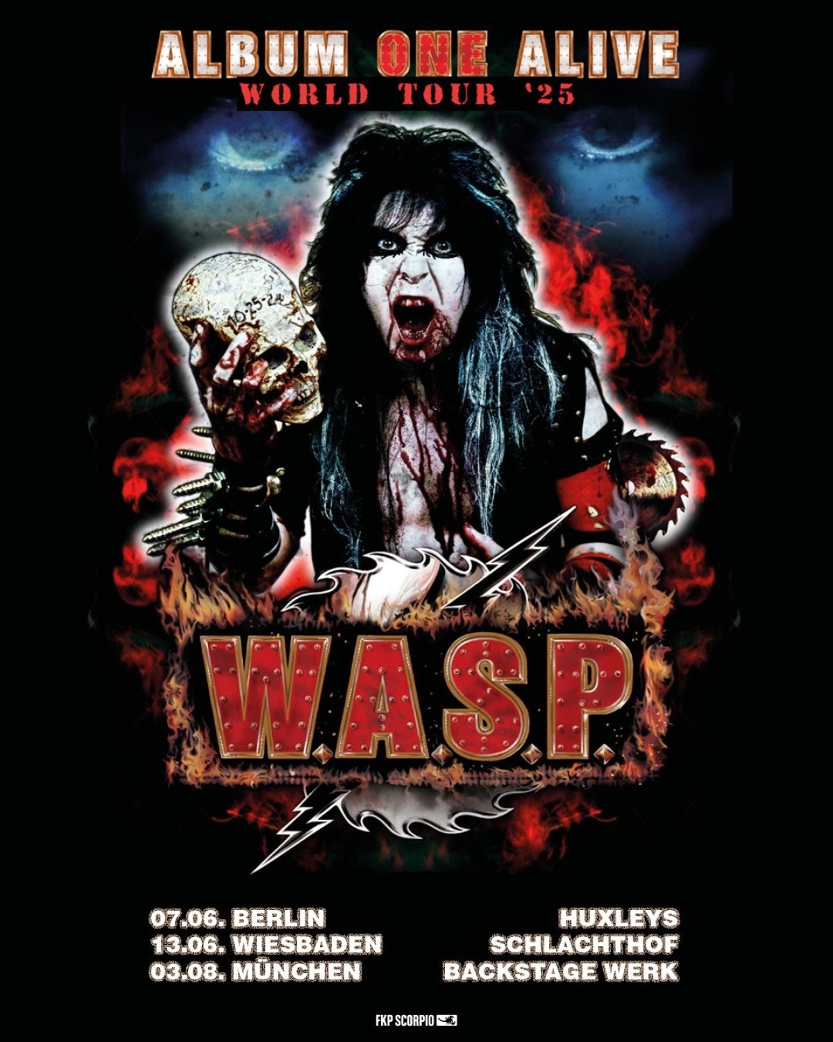 WASP at Huxleys Neue Welt Tickets