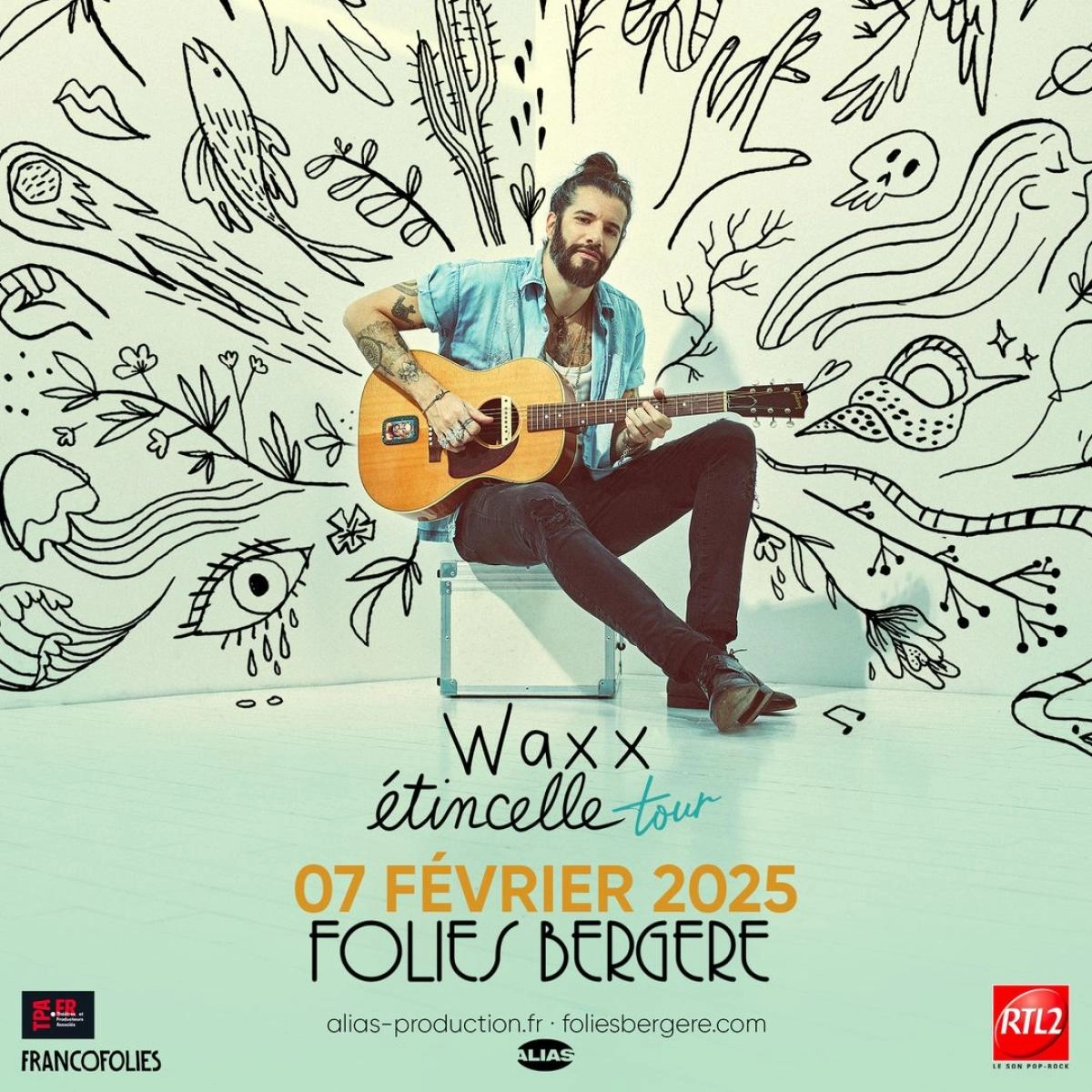 Billets Waxx (Folies Bergere - Paris)