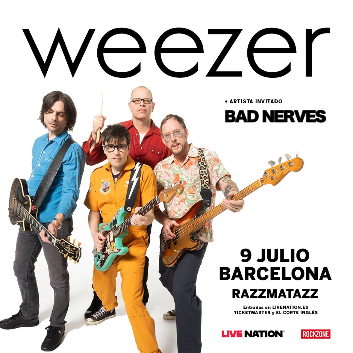 Weezer at Razzmatazz Tickets