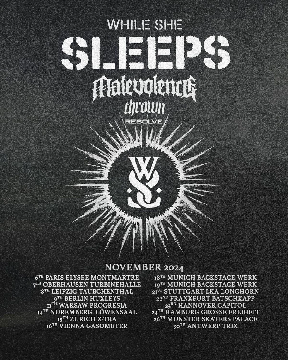 While She Sleeps at Backstage Werk Tickets