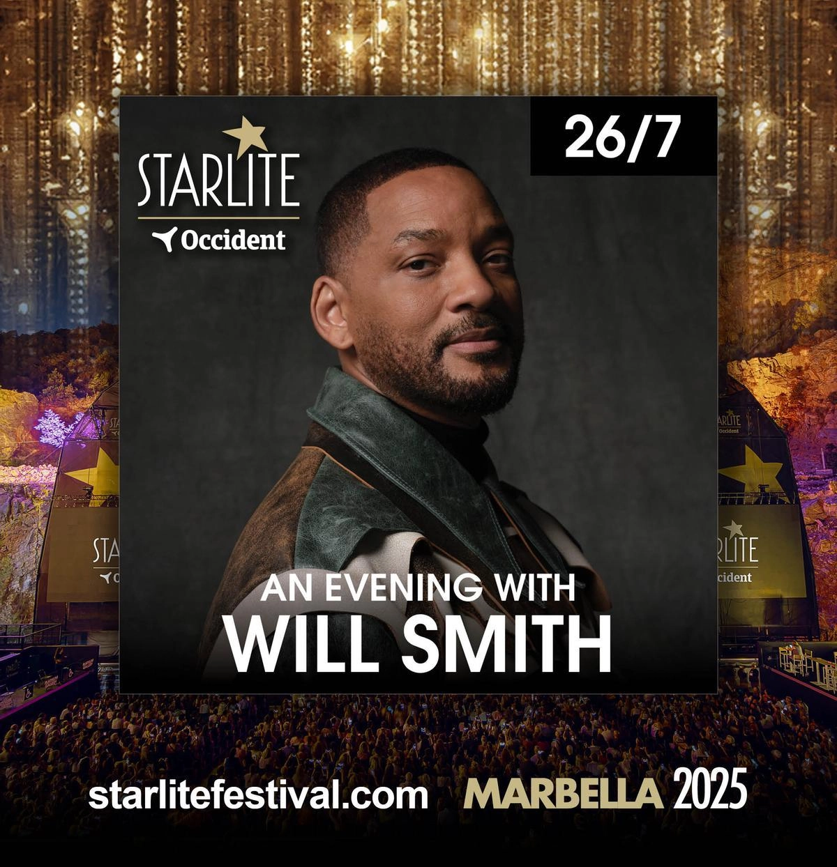 Will Smith al Starlite Marbella Tickets