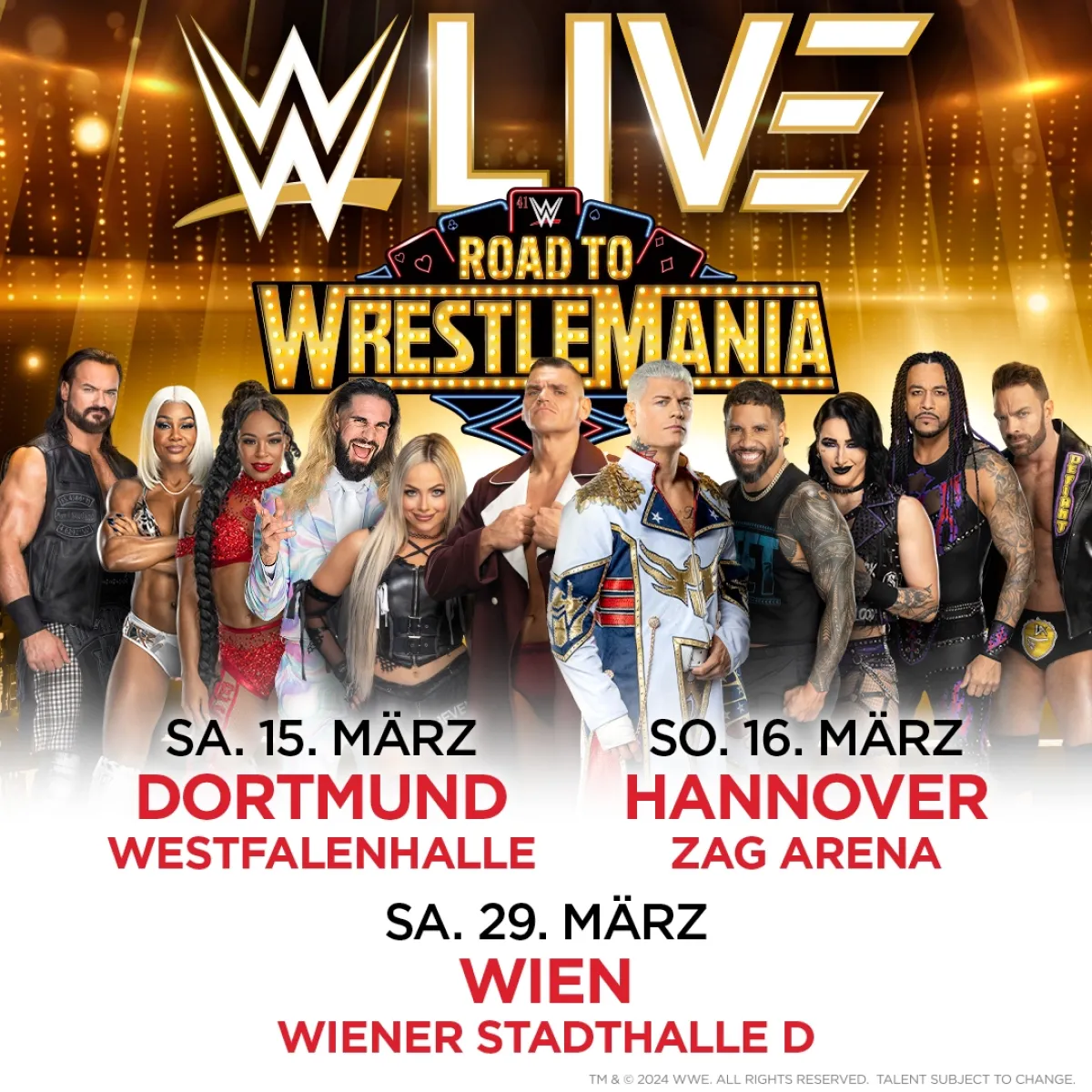 Billets WWE (Westfalenhalle Dortmund - Dortmund)