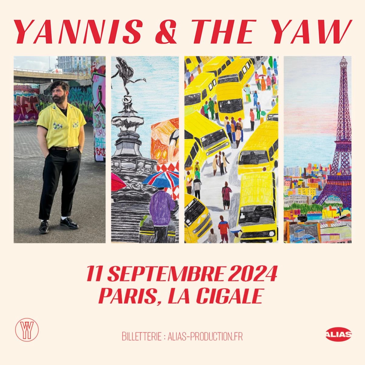 Yannis and The Yaw in der La Cigale Tickets