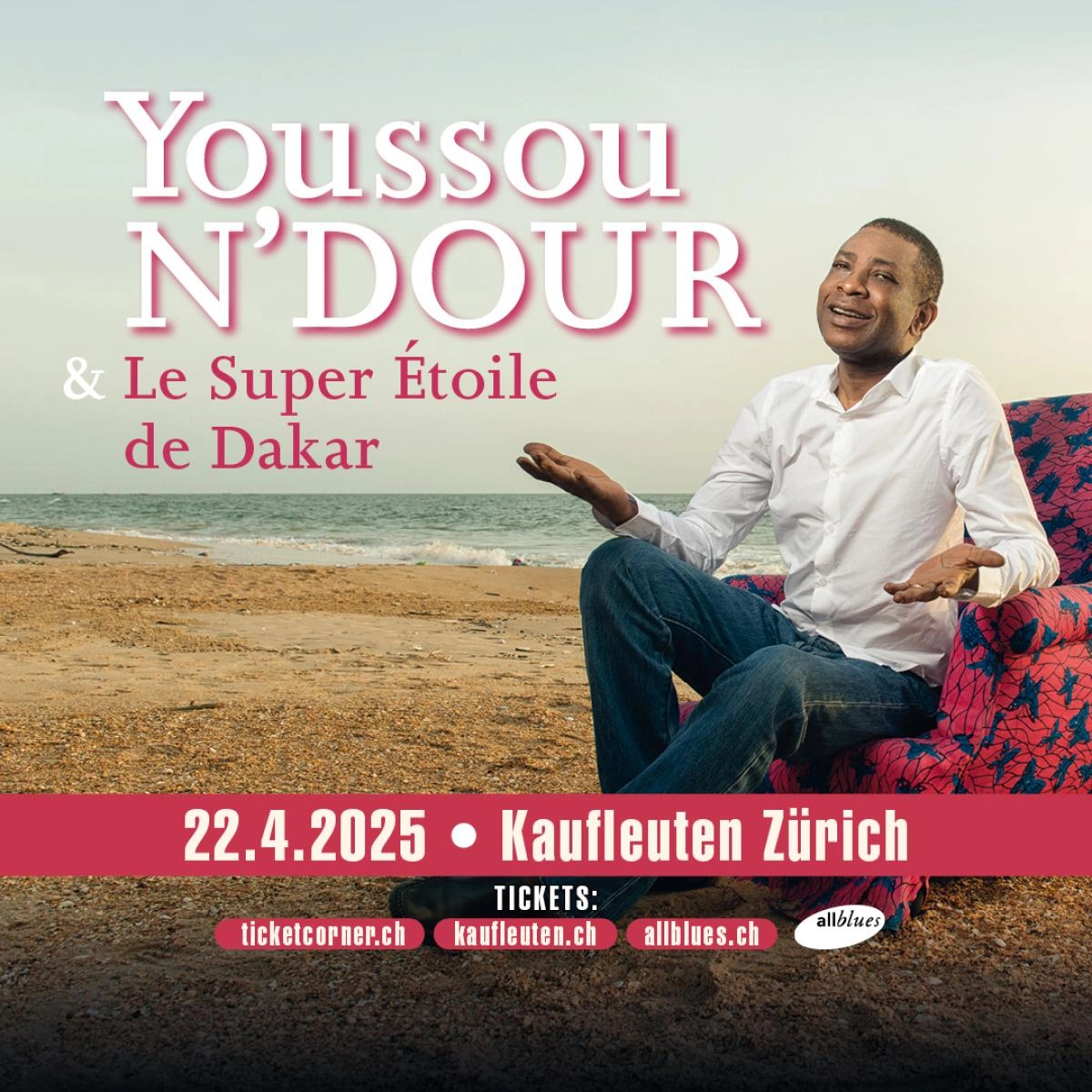 Youssou N'Dour at Kaufleuten Tickets