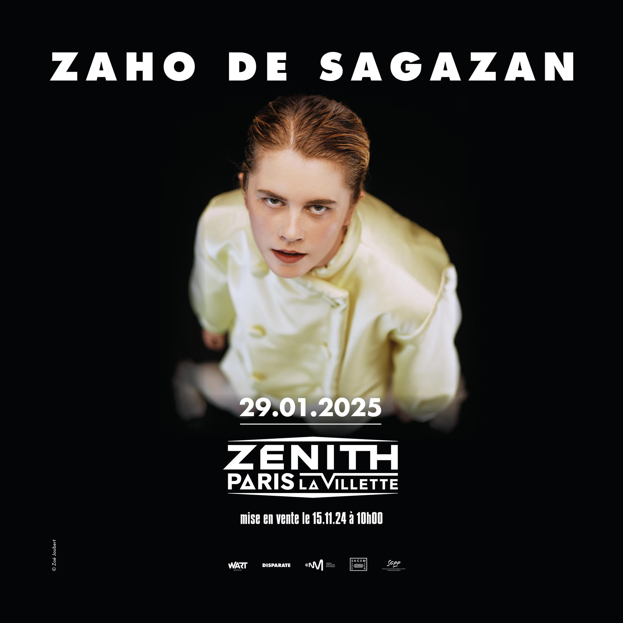 Zaho de Sagazan at Zenith Paris Tickets