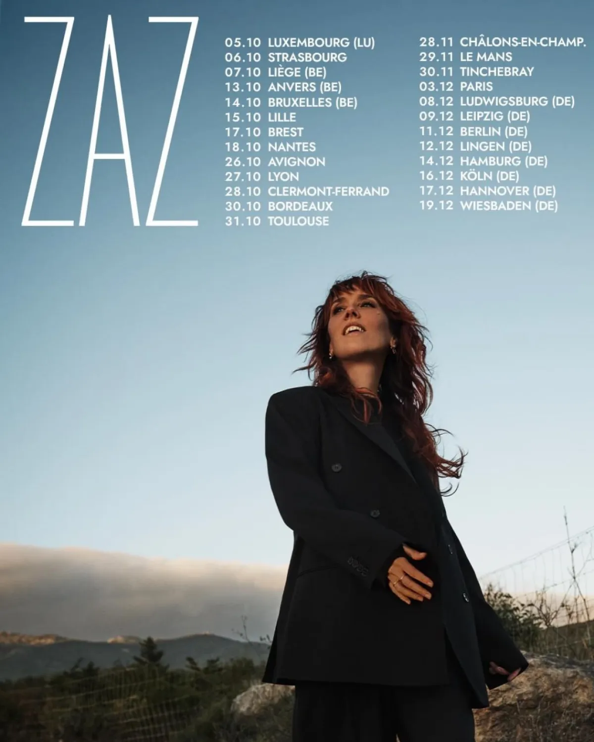 Zaz en Uber Eats Music Hall Tickets