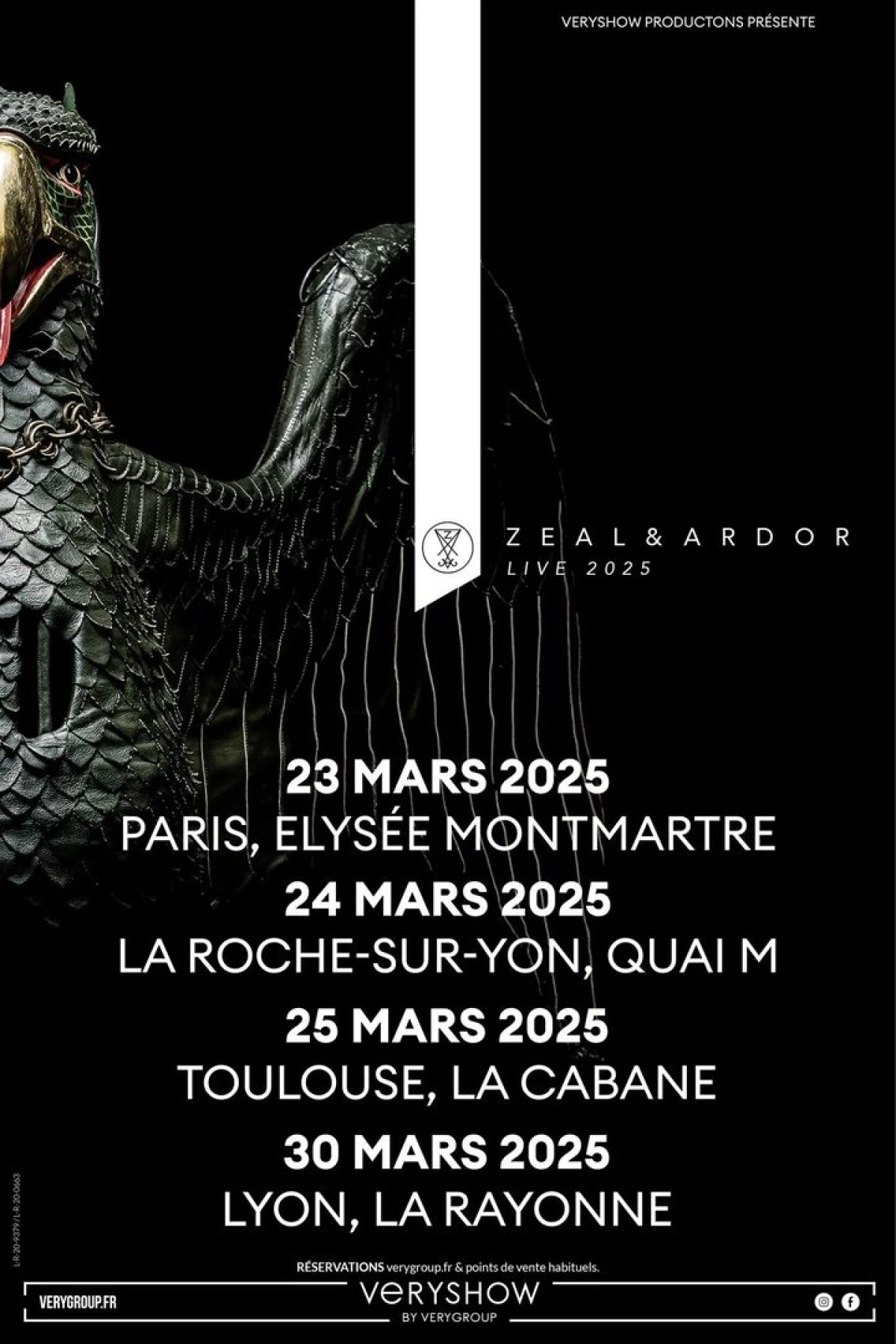 Zeal and Ardor at Elysee Montmartre Tickets