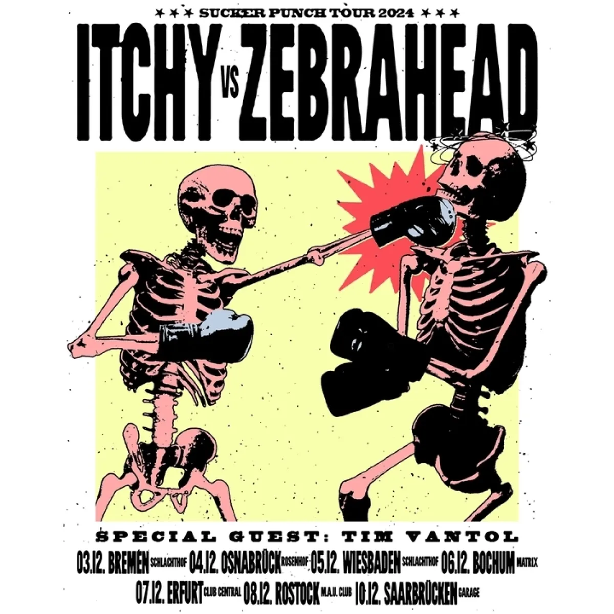 Zebrahead - Itchy at Garage Saarbrücken Tickets