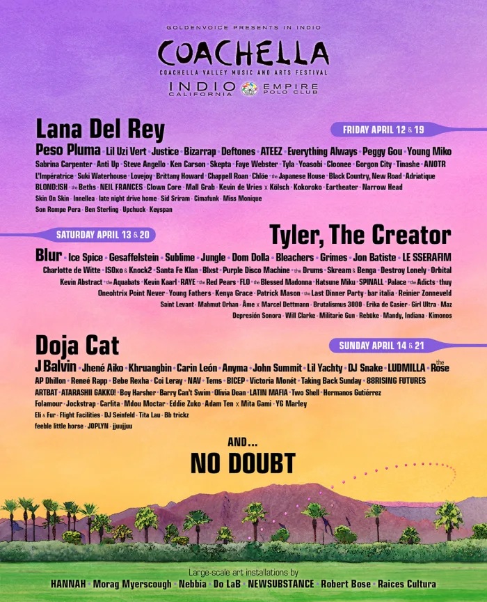 Billets et pass Coachella 2024 Infos et prix des places de festival