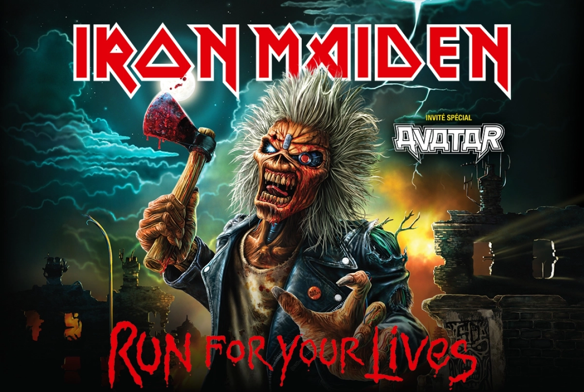 Iron Maiden annonce une tournée mondiale avec un concert à Paris le 19 juillet 2025 !