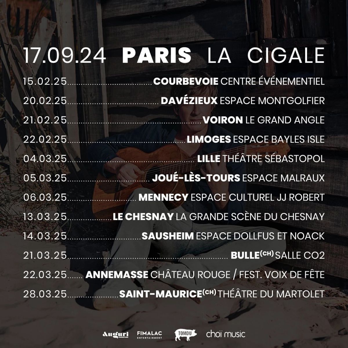 Après son concert à Paris, Thomas Dutronc annonce une tournée !