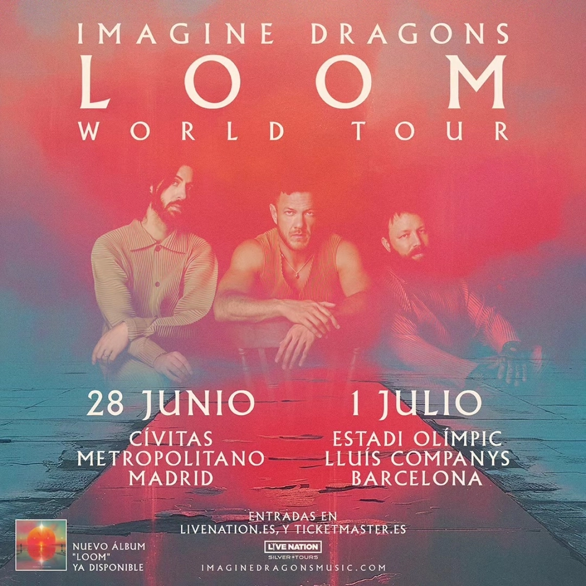 Imagine Dragons annonce des concerts en France pour sa tournée mondiale !