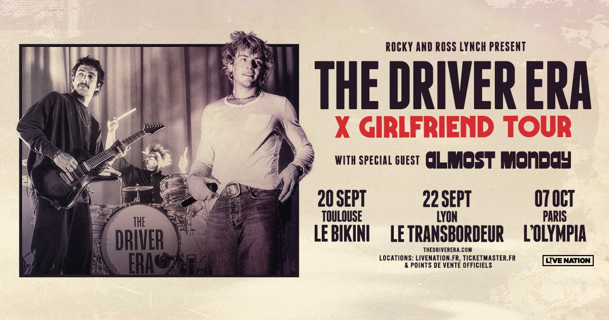 The Driver Era en tournée en France et en Europe à l'automne !